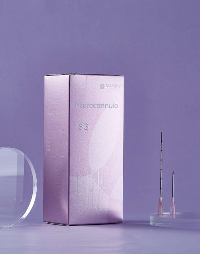 Diaminy 18G Cannula for Breast Injection Procedures | Box/20pcs