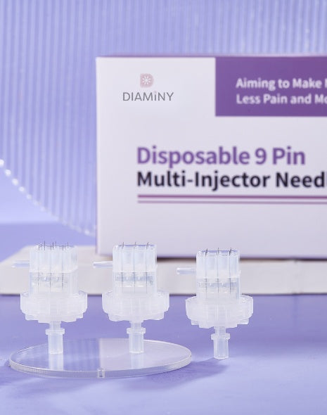 Diaminy Multi Injector Needle 9pin for Mesotherapy Treatment 10Pcs/ Box